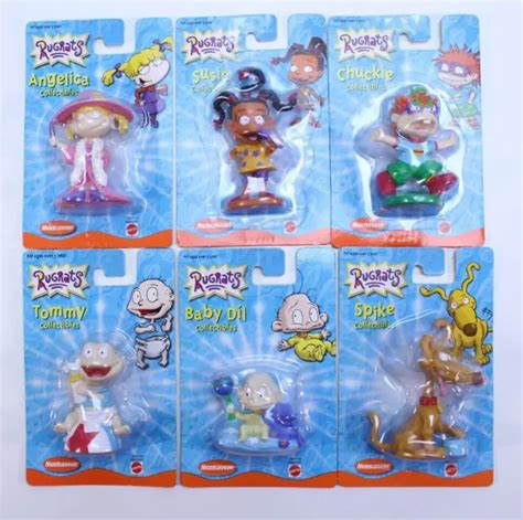 2000 Nickelodeon Rugrats Collectibles Angelica Susie Chuckie Tommy Dill