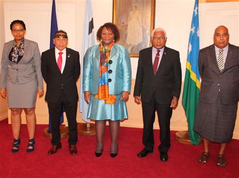 High Commissioner Of Botswana Present Credentials To Governor General