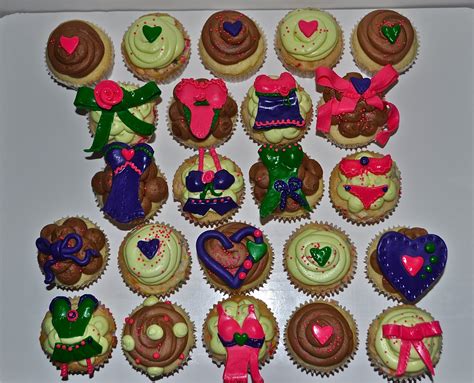 Leahs Sweet Treats Bachelorette Party Lingerie Cupcakes