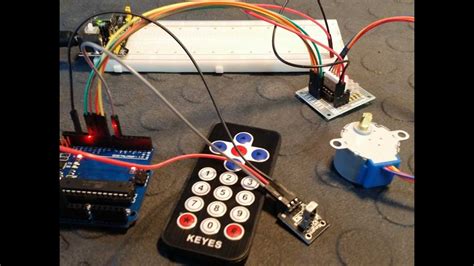 Control A Stepper Motor Using An Arduino And A Rotary