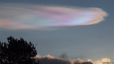 Bbc News In Pictures Mother Of Pearl Clouds Over Scotland