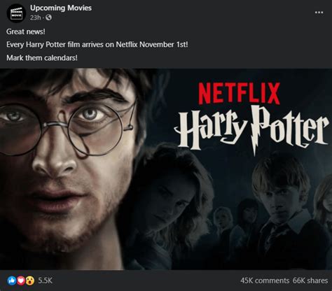 Harry Potter Movies Are Not Coming To Netflix On