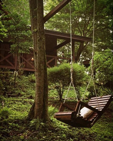 A Magical Swing In The Middle Of The Forest A Dream Come True
