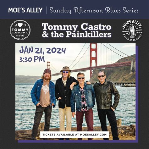 Tommy Castro Santa Cruz Tickets Moes Alley Jan 21 2024 Bandsintown