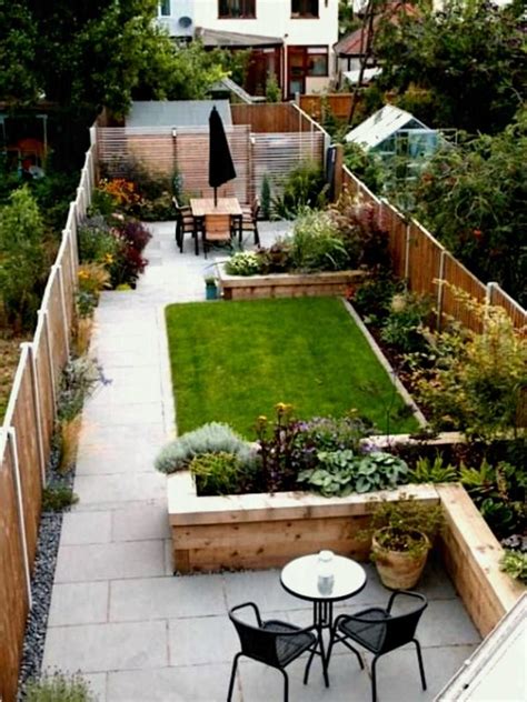 Long Narrow Garden Design Pictures And Garden Designs For Narrow