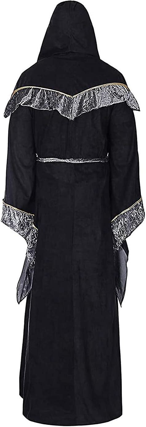 Mystic Sorcerer Robe Halloween Cosplay Costumes For Men Adult Medieval