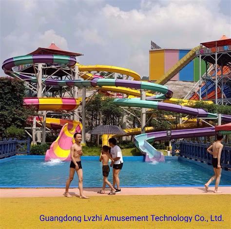 Spiral Slide Combo For Water Park Ws 030 China Water Slide And