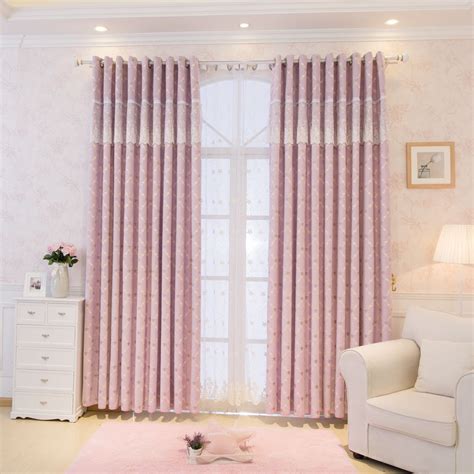 Floor to ceiling curtains curtains march 2013 issue upholstered sofa upholstered couch gray curtains. Light Pink Girly Room Country Blackout Floor-To-Ceiling ...