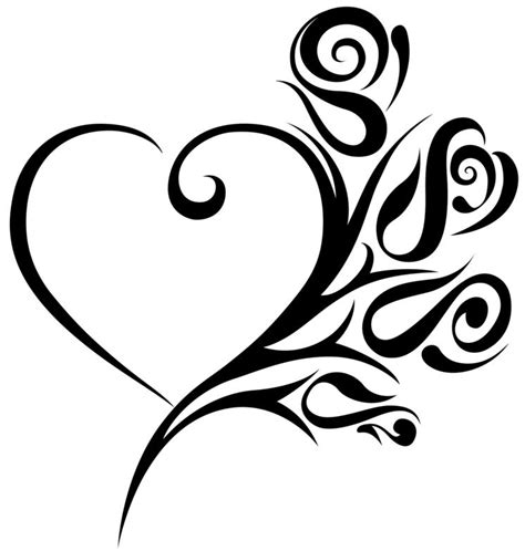 20 Beautiful Tribal Heart Tattoos