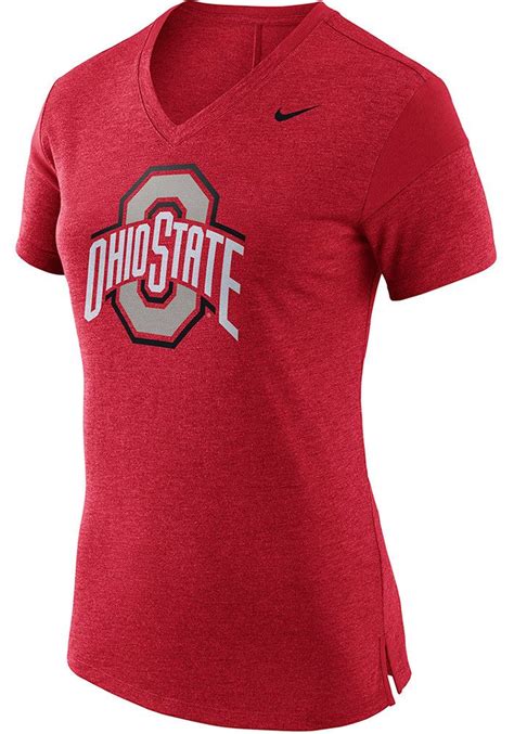 Nike Ohio State Buckeyes Womens Red Fan T Shirt 12518169 Nike Ohio
