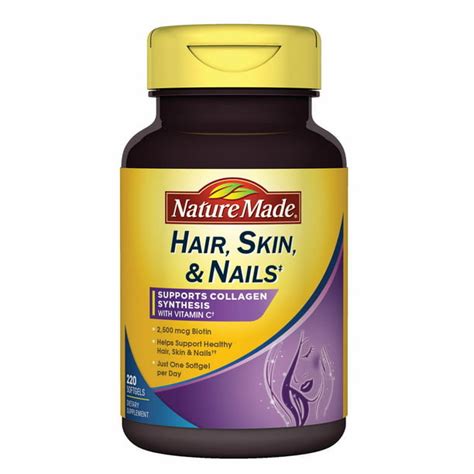 Nature Made Hair Skin And Nails Supplement 220 Ct