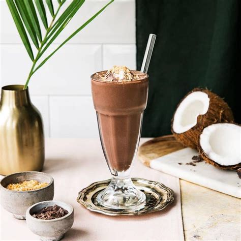 Dark Chocolate And Coconut Milkshake Recipe Kitchen Stories Video