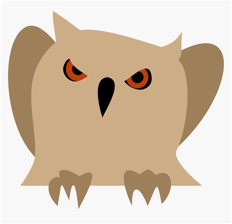 Disappointed Owl Clip Arts Angry Owls Clipart Hd Png Download Kindpng