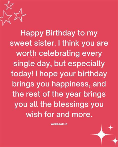 151 Heart Touching Birthday Wishes For Sister Blessings Long