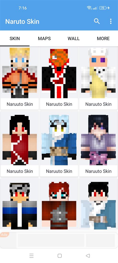 Naruto Skins Of Minecraft Pe Apk For Android Download