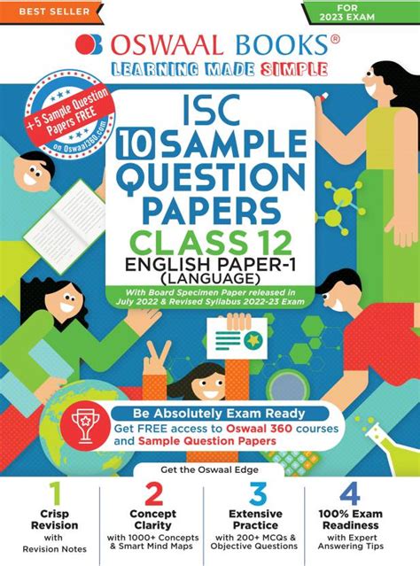 Oswaal Isc Sample Question Papers Class 12 English Paper 1 For 2023