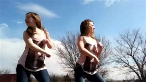 two hot girls dancing to the wobble