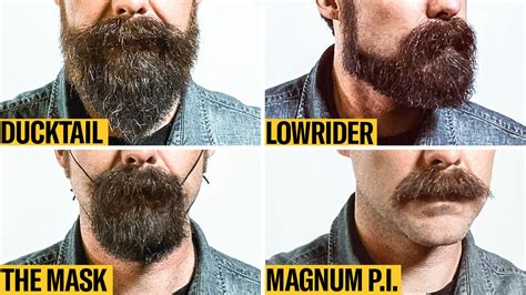 Watch 8 Facial Hair Styles On One Face From Full Beard To Clean Shaven Grooming Gq