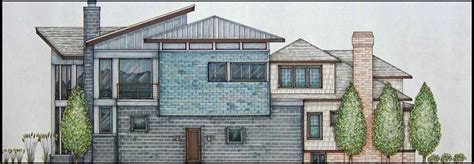 House Elevation Architecture Rendering Architecture