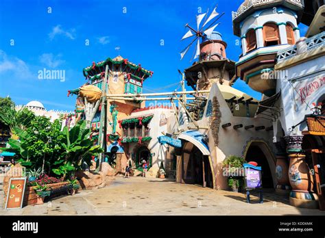 Entrance To Universal Studios Theme Park Orlando Florida Usa Stock