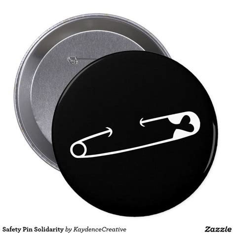 Safety Pin Solidarity Safety Pin How To Make Buttons Pin