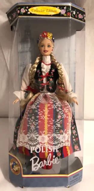 1997 Mattel Polish Barbie Dolls Of The World Collection Mattel 18560 Nrfb 1950 Picclick