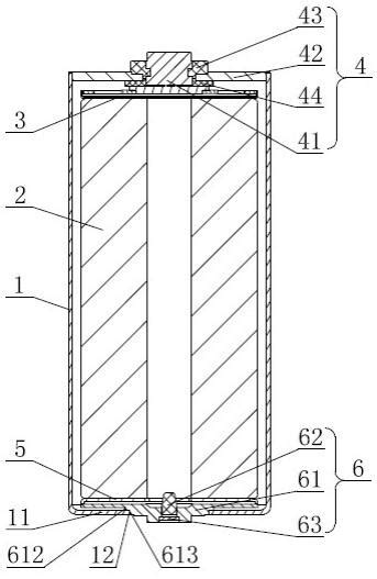 铜铝复合的极柱、负极盖板组件结构及储能单元的制作方法