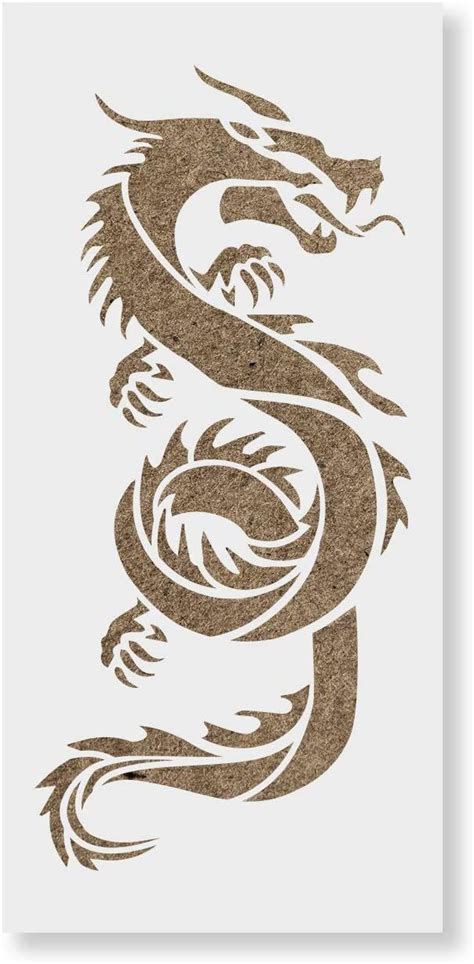Chinese Dragon Stencil Reusable Stencils For Painting