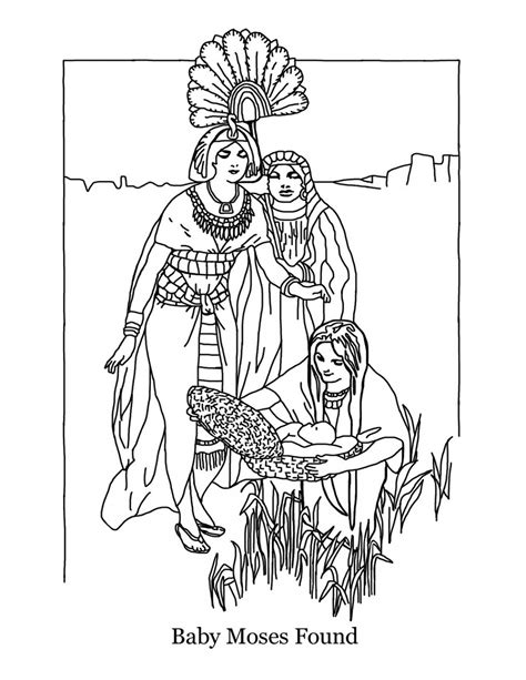Free And Printable Baby Moses Coloring Pages 101 Coloring