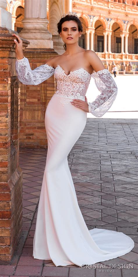 Whatever you're shopping for, we've got it. Beautiful Wedding Dresses from the 2017 Crystal Design ...