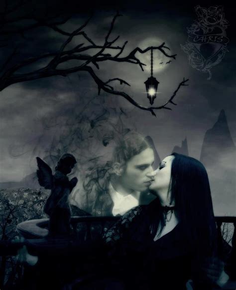 Gothic Art Fantasy Art Gothic Fantasy Art Vampire Kiss Vampire Love