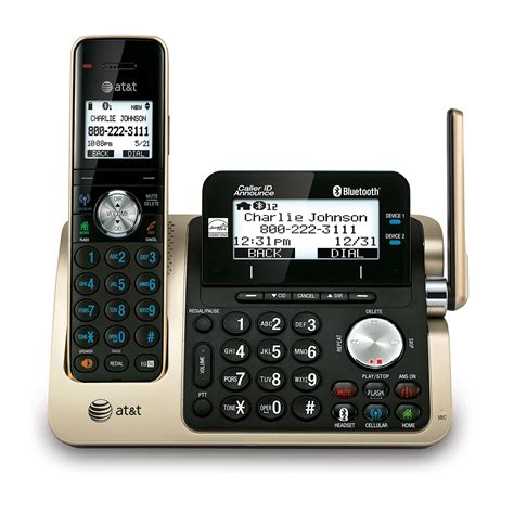 Luxs Yahoo 店att Sb67118 Dect 60 Corded Cordless Han Phone Silver And