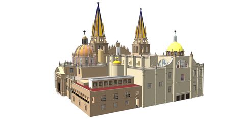 Alarifedigital Modelando La Catedral De Guadalajara