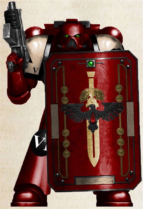 Wh40k Blood Ravens 6th Company Tactical Marine By Hammerthetank On