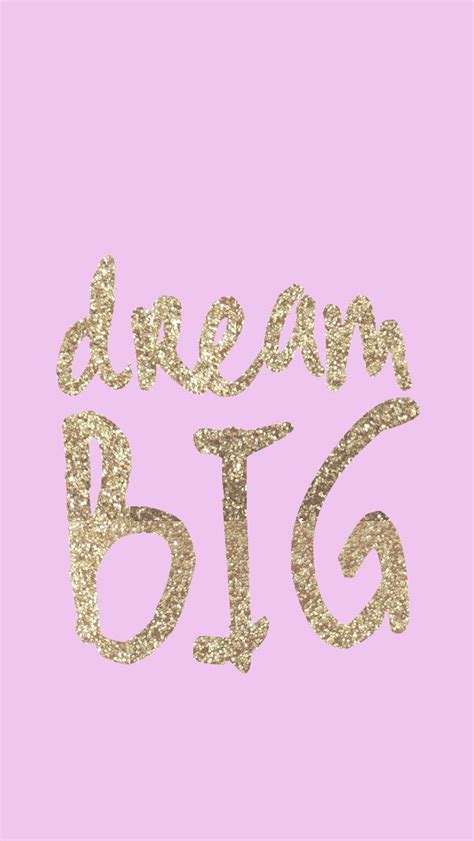 Lilac Lavendar Pink Gold Dream Big Iphone Phone Background