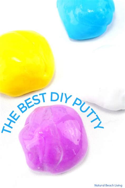 How To Make Putty Easy Homemade Putty Recipe Natural