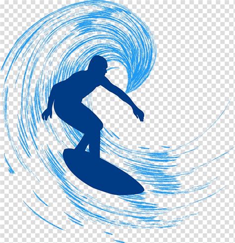 Surfer Illustration Surfing Surfboard Surf The Sea Transparent
