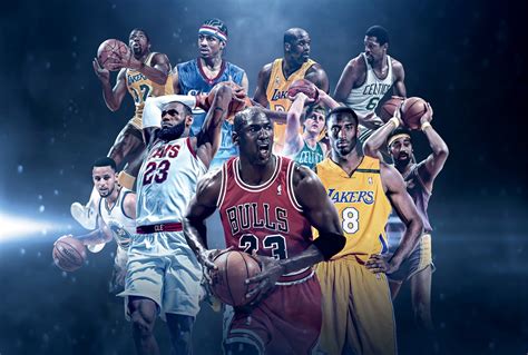 The Greatest Nba Players Of All Time Abstract Sports