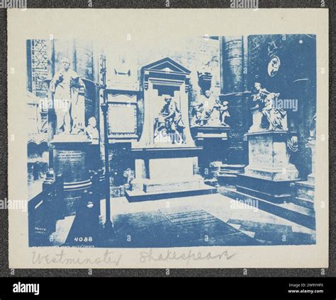 Poes Corner In Westminster Abbey London With The Memorial In The