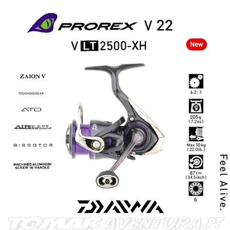Daiwa Prorex V 22 LT 2500 XH TomarAventura
