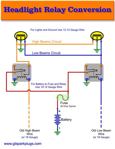 Headlight Tail Light Wiring Diagram