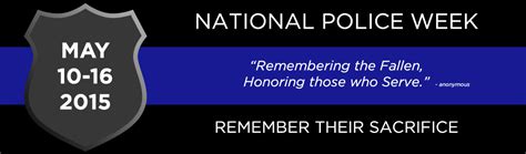 National Police Weeks 27th Annual Candlelight Vigil Tonight 8pm
