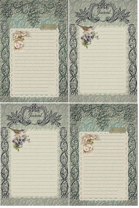 Free Printables For Junk Journals Free Printable Templates