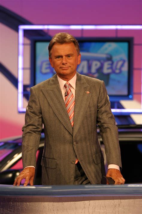I'll fill in the blanks until you return, she tweeted. Wheel of Fortune' Host Pat Sajak - American Profile