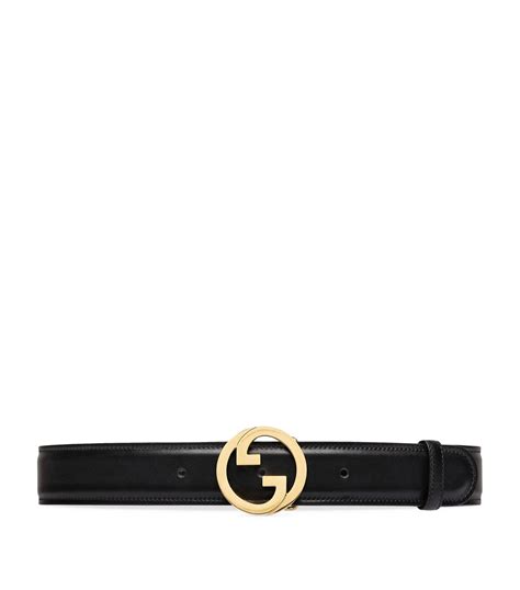 Gucci Leather Interlocking G Belt Harrods Se