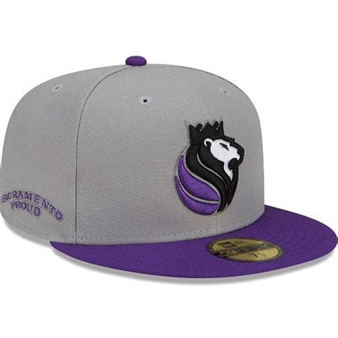 New Era Sacramento Kings City Edition Gray 2022 59fifty Fitted Hat