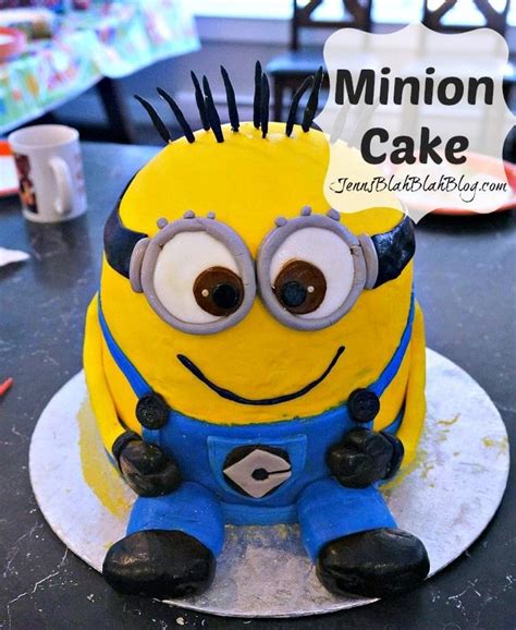 How To Make A Minions Cake Diy Minions Cake Recipe