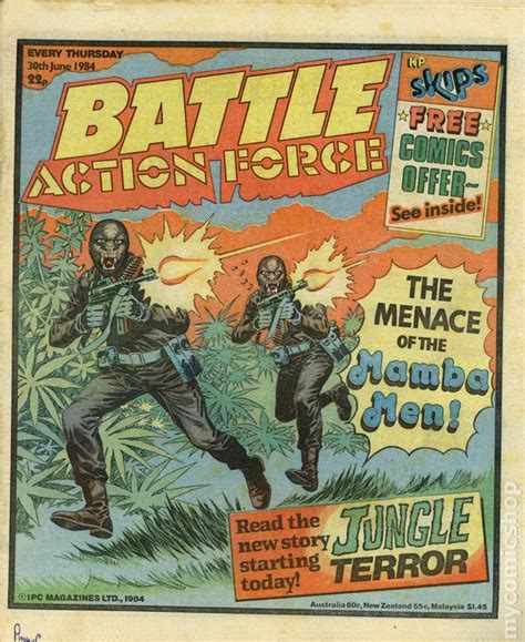 Battle Action Force Uk 1983 1986 Ipc Comic Books