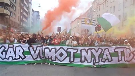 Football supporters stockholm hammarby 12. Hammarby Ultras Corteo 2013 07 20 - YouTube