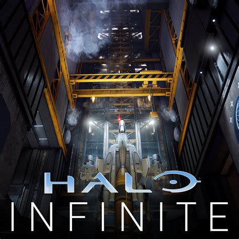 Artstation Halo Infinite Launch Site Assets